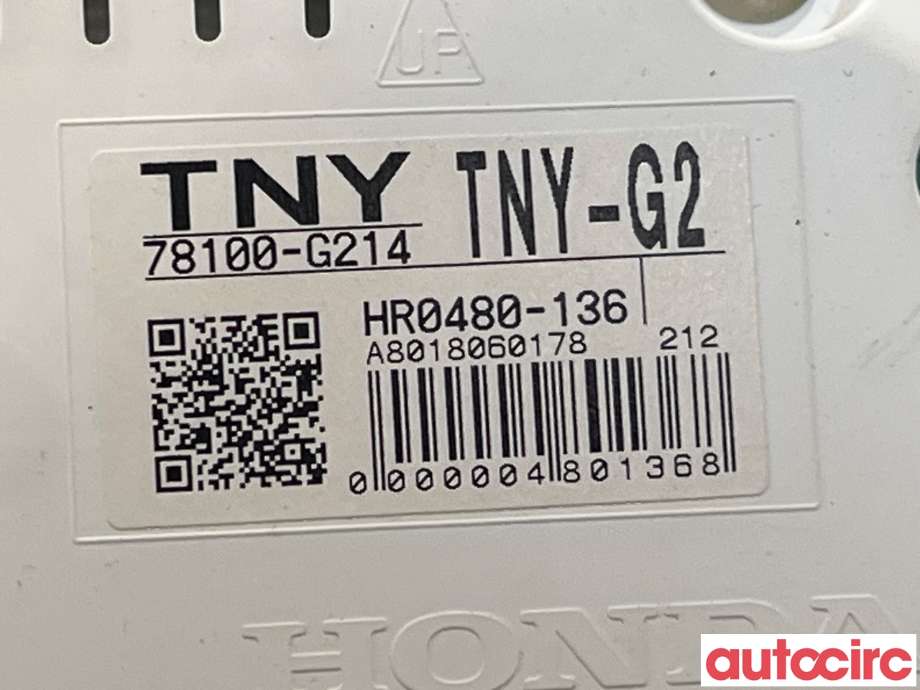Instrumentpanel til Honda CR-V 2018-->> (Type V)  (HONDA|78100-TNY-G21)