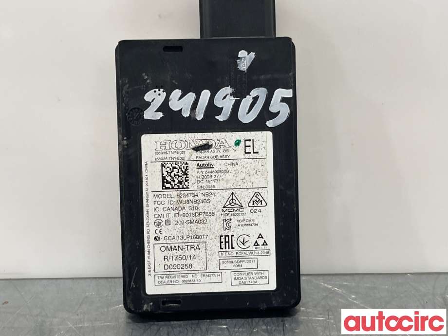 Sensor radar til Honda CR-V 2018-->> (Type V) (HONDA|36936-TNY-E02)