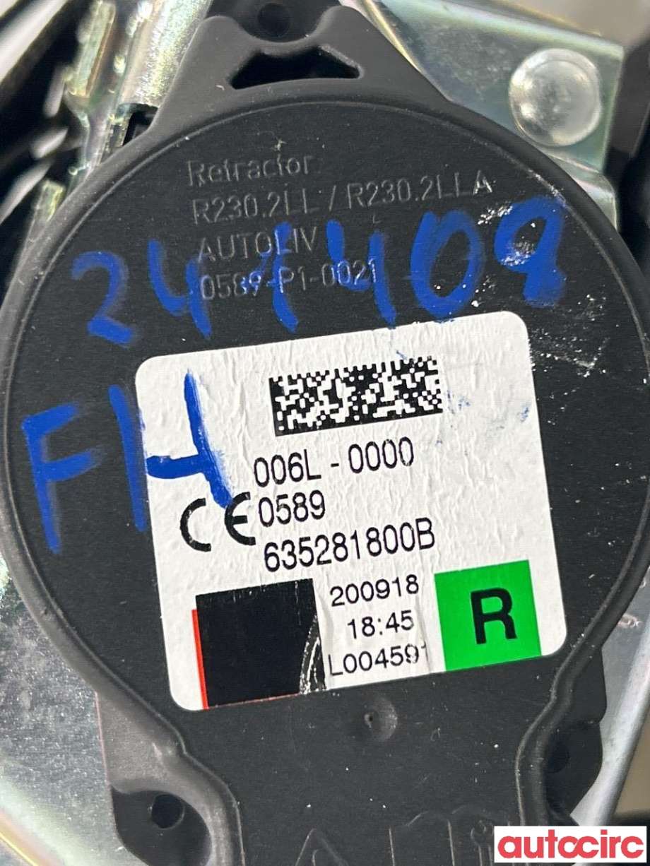 Sikkerhetsbelte foran høyre til BMW i3 2013-2022  (BMW|72117951764|635281800B)