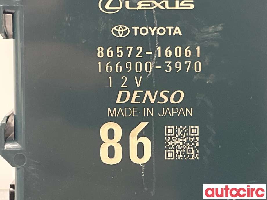 Styreenhet diverse til Toyota Corolla 2019-->>  (TOYOTA|8657216061)