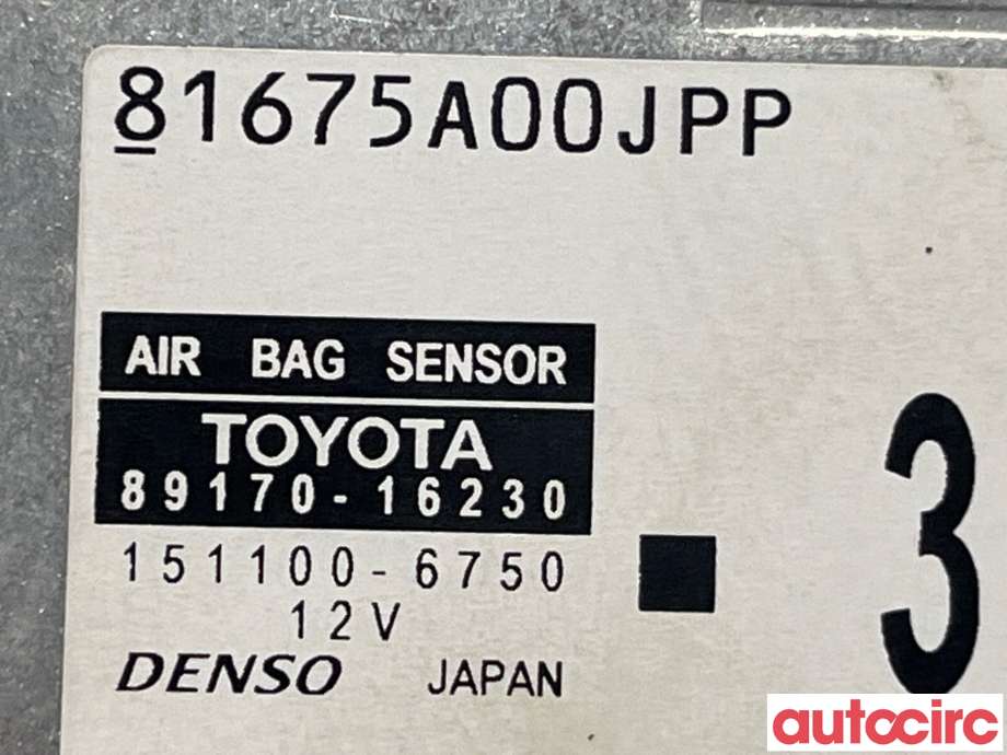Airbag elektronikk til Toyota Corolla 2019-->>  (TOYOTA|8917016230)