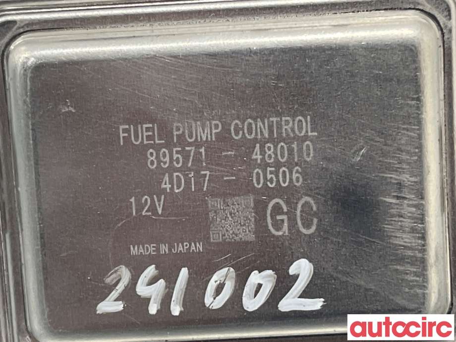 Styreenhet drivstoffpumpe til Toyota Corolla 2019-->>  (TOYOTA|8957148010)