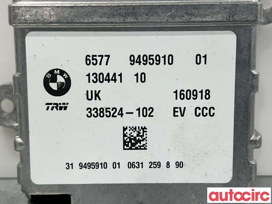 Airbag elektronikk til BMW i3 2013-2022  (BMW|65775A41CA1|9495910)