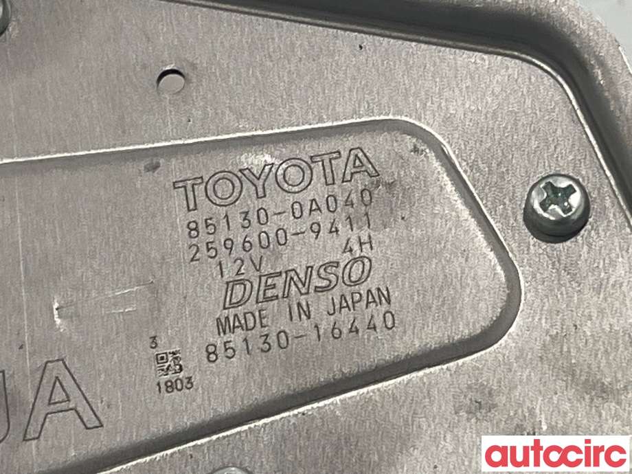 Viskermotor bakrute til Toyota Corolla 2019-->>  (TOYOTA|8513016440)