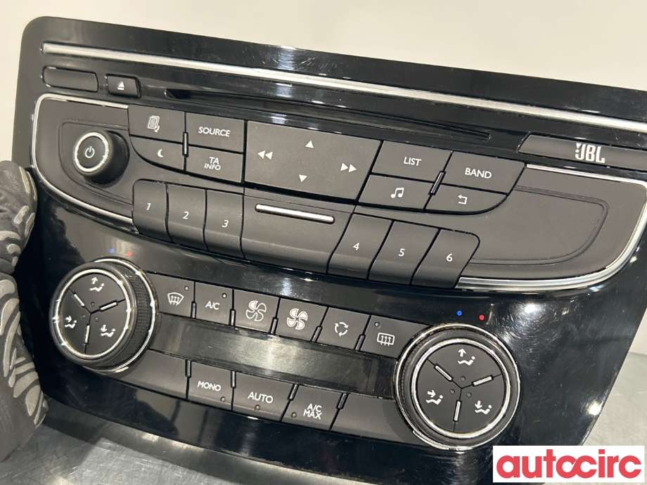 Varmeapparat betjening til Peugeot 508 2011-2014 (Type I, Fase 1)  (PEUGEOT|98023793XZ|)
