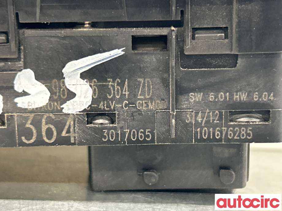 Bryter ruteheis til Peugeot 508 2011-2014 (Type I, Fase 1)  (PEUGEOT|98026364ZD)