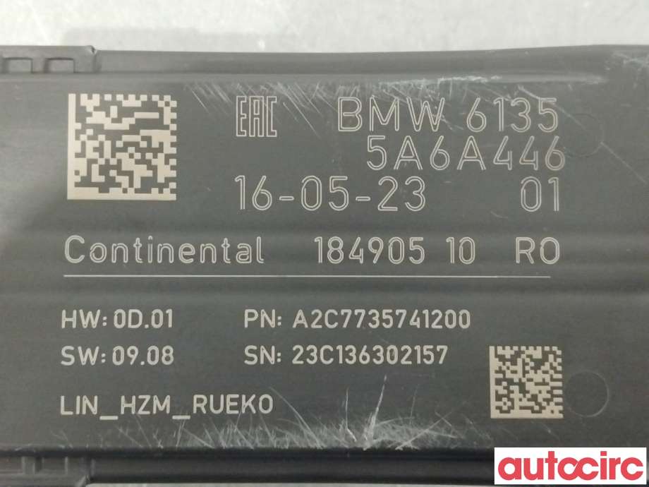 Styreenhet sete til BMW X1 2022-->> (U11) (U11) (BMW|61355A6A446|5A6A446)