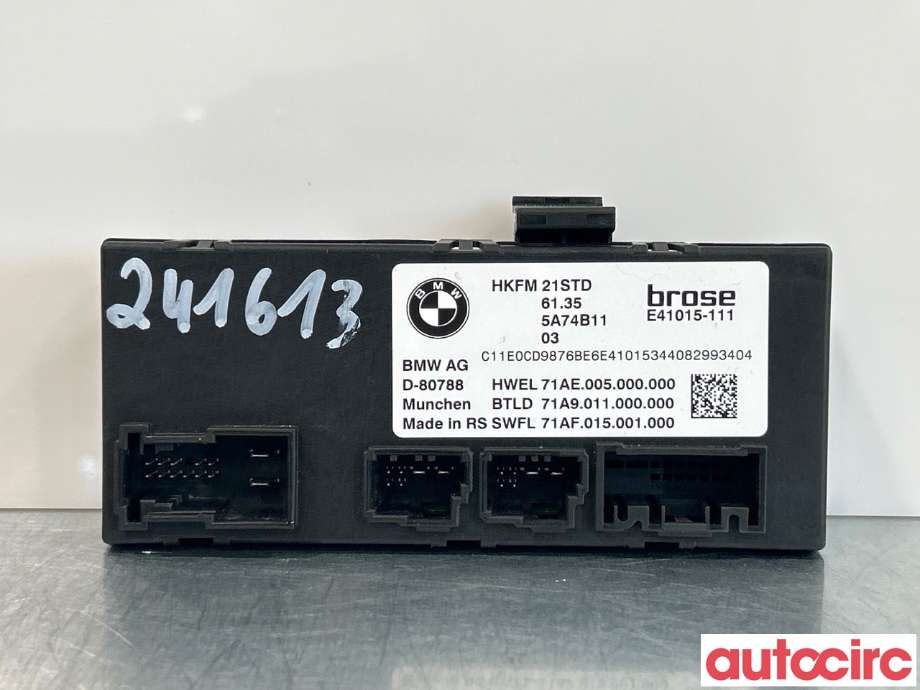 Styreenhet elektrisk bakluke til BMW X1 2022-->> (U11) (U11) (BMW|61355A74B11)