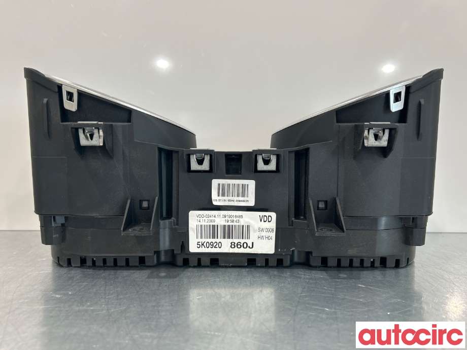 Instrumentpanel til VW Golf VI 2008-2012  (VOLKSWAGEN|5K0920860JX|5K0920860J)