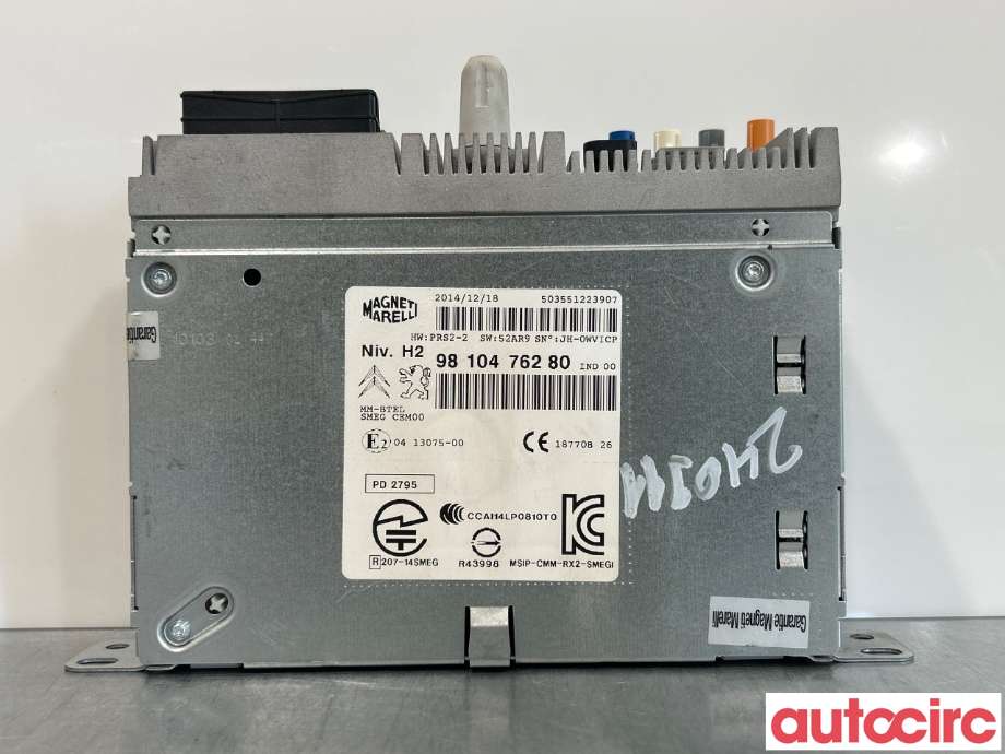 Bilstereo til Peugeot 508 2014-2018 (Type I, Fase 2)  (PEUGEOT|1613227480|9810476280)