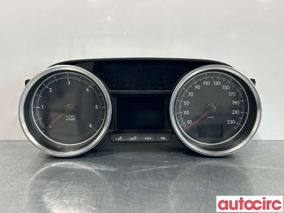 Instrumentpanel til Peugeot 508, 2011-2014 (Type I, Fase 1)  (PEUGEOT|9824842180)