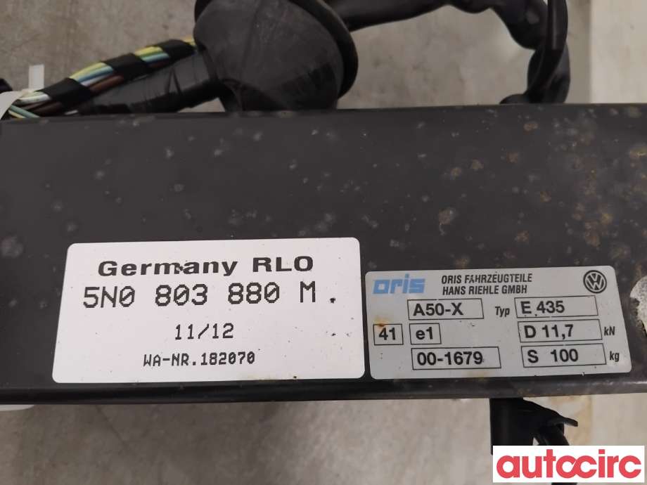 Hengerfeste til VW Tiguan 2011-2016 (Type I, Fase 2)  (VOLKSWAGEN|5N0803881E|E435|5N0803880M)