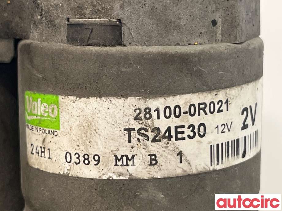 Starter diesel til Toyota Avensis 2009-2015 (Type III, Fase 1) (TOYOTA|281000R021|TS24E30|28100-0R021)