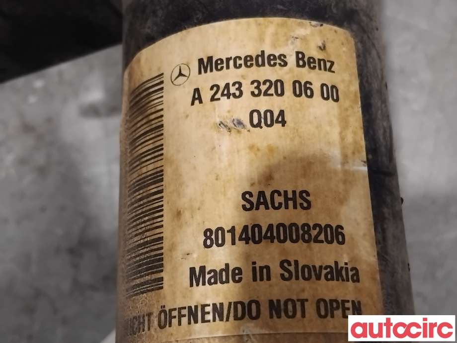 Fjærbein høyre foran til Mercedes EQA 2021-->>  (MERCEDES|A2433230200|801404008206|A2433200600)