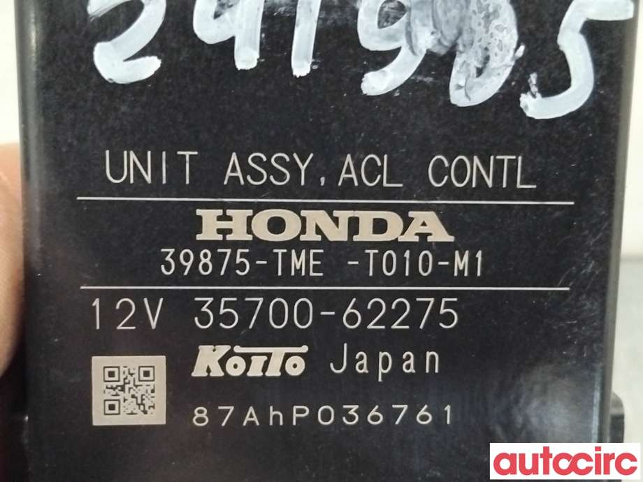 Styreenhet xenon/ballast til Honda CR-V 2018-->> (Type V)  (HONDA|39875-TME-T01|35700-62275|39875-TME-T010-M1)