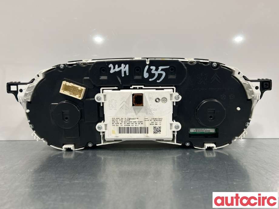 Instrumentpanel til Peugeot 508 2011-2014 (Type I, Fase 1)  (PEUGEOT|9822726080|9674477280|9800419880)