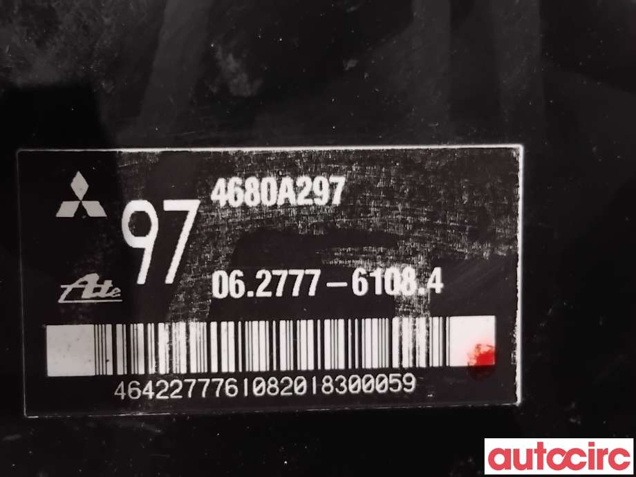 Bremsekraft-forsterker til Mitsubishi Outlander 2015-->> (Type III, Fase 2) (MITSUBISHI|4630A253|062777-61084|4680A297)