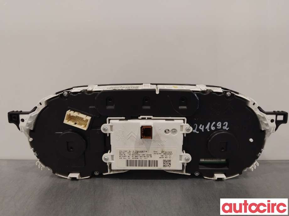 Instrumentpanel til Peugeot 508 2011-2014 (Type I, Fase 1)  (PEUGEOT|9824842180|6103SW|9678558780)