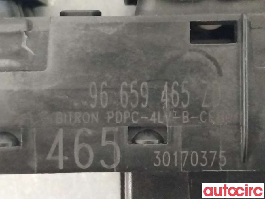 Bryter ruteheis til Peugeot 508 2011-2014 (Type I, Fase 1)  (PEUGEOT|6490NR|96659465ZD)
