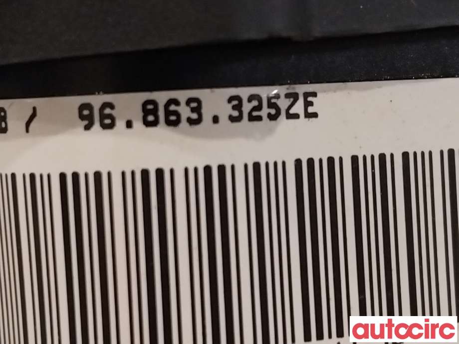 Airbag rattpute til Peugeot 508 2011-2014 (Type I, Fase 1)  (PEUGEOT|4112QG|96863325ZE)