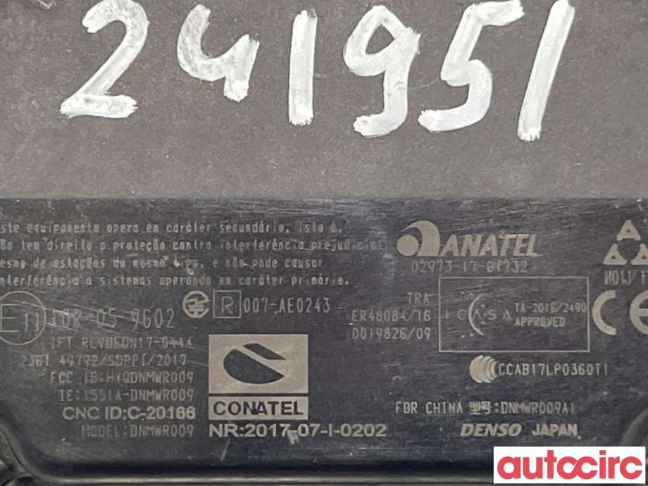 Sensor radar til Toyota Corolla 2019-->>  (TOYOTA|8821033120|230100-8015|88210-33120)