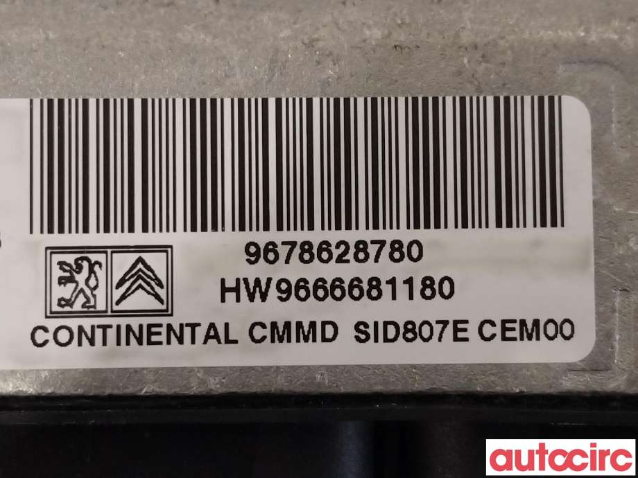 Styreenhet motor til Peugeot 508 2011-2014 (Type I, Fase 1)  (PEUGEOT|1609404580|9666681180)