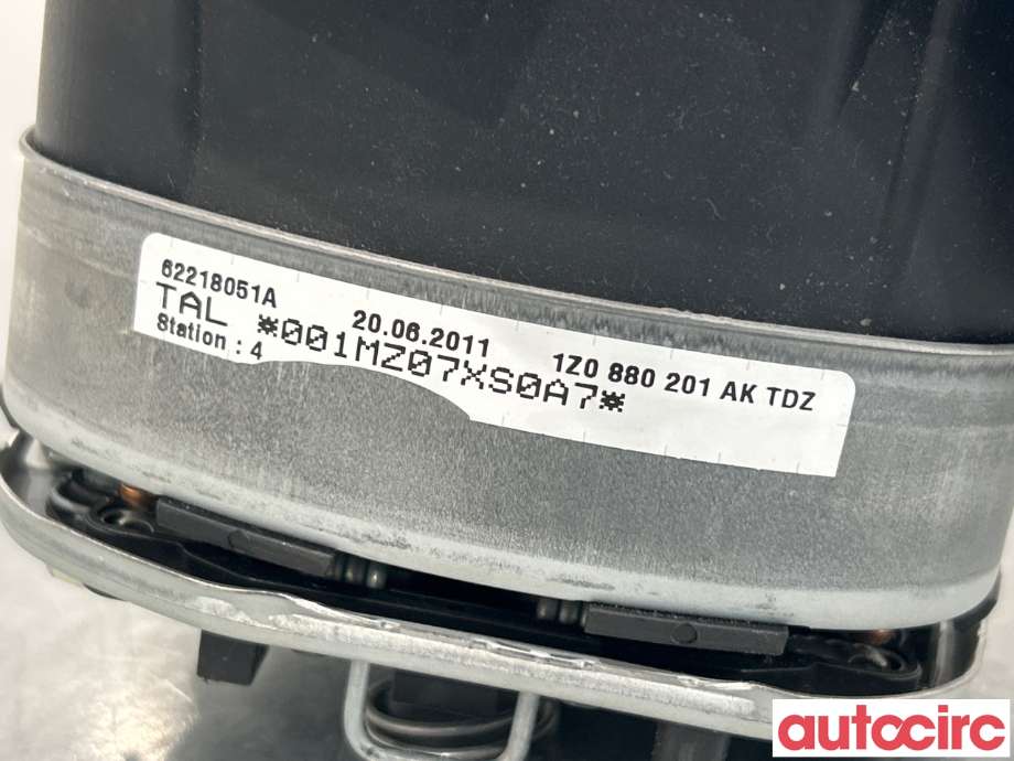 Airbag rattpute til Škoda Yeti 2009-2013 (Fase 1)  (SKODA|1Z0880201AK)