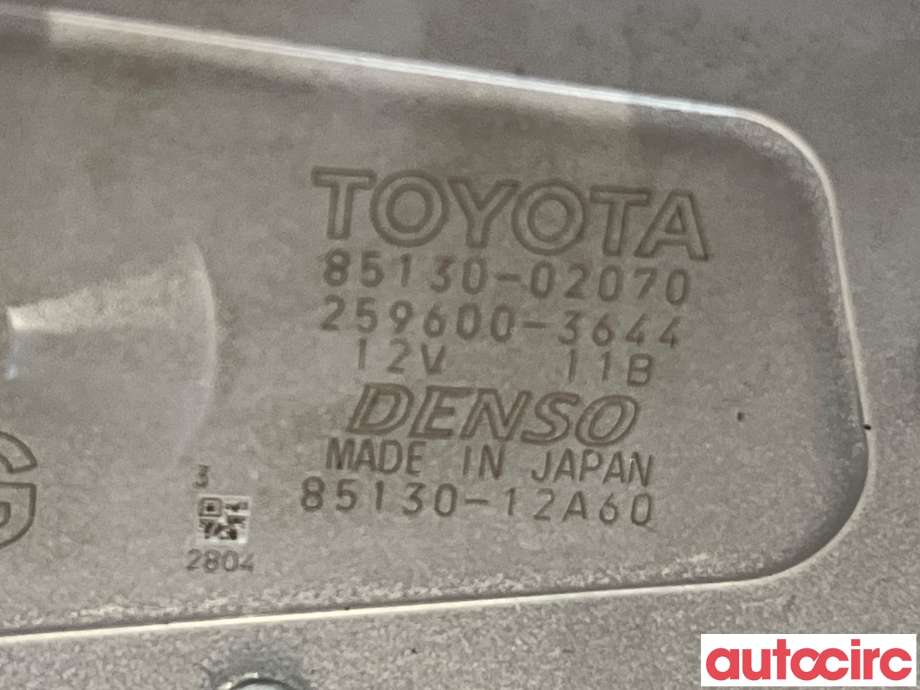 Viskermotor bakrute til Toyota Corolla 2019-->>  (TOYOTA|8513002070)