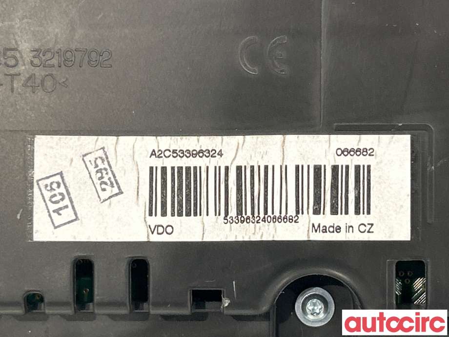 Instrumentpanel til VW Passat 2011-2015 (B7) (B7) (VOLKSWAGEN|3AA920870AX||3AA920870A)