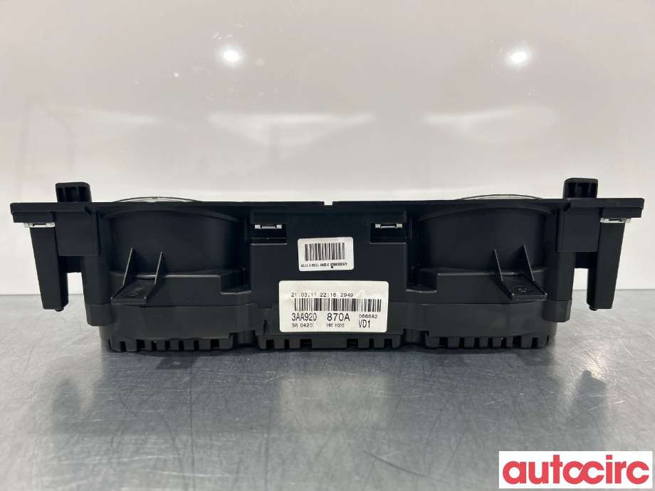 Instrumentpanel til VW Passat 2011-2015 (B7) (B7) (VOLKSWAGEN|3AA920870AX||3AA920870A)