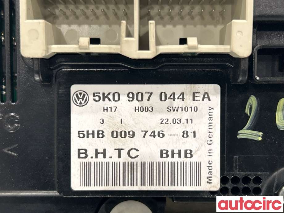 Varmeapparat betjening til VW Passat 2011-2015 (B7) (B7) (VOLKSWAGEN|5K0907044GK||5K0907044EA)