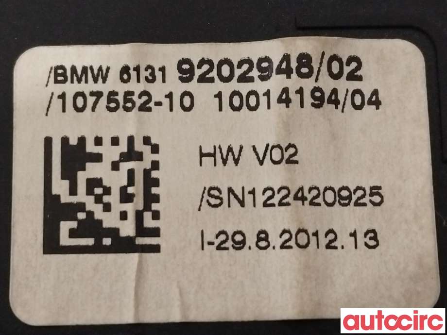Bryter diverse til BMW 5-Serie 2010-2017 (F10/F11) (F10/F11) (BMW|61319267892||9202948)