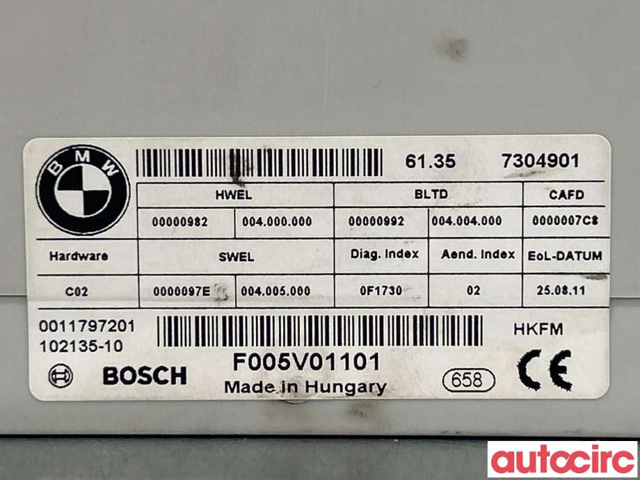 Styreenhet elektrisk bakluke til BMW 5-Serie 2010-2017 (F10/F11) (F10/F11) (BMW|61357394651|61357304901)