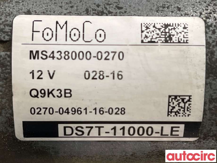Starter diesel til Ford Kuga 2013-2019  (FORD|2415036|MS438000-0270|DS7T-11000-LE)