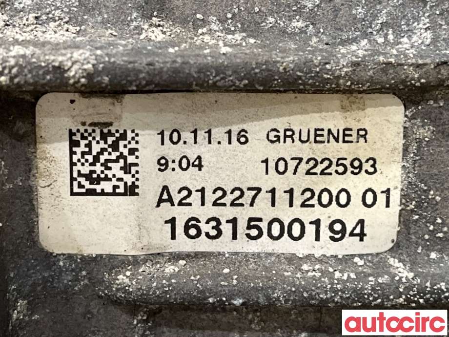 Girkasse automat til Mercedes E-Klasse 2009-2013 (Fase 1) (W212) (W212) (MERCEDES|A2122705500|OM722646)