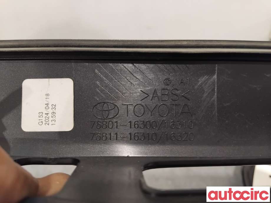 Bakluke/bakdør håndtak til Toyota Corolla 2019-->>  (TOYOTA|7680116300C2||76801-16300)