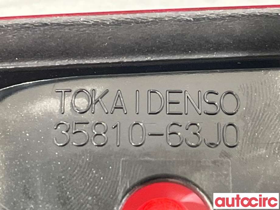 Baklykt bremselys bakrute til Suzuki SX4 S-CROSS 2013-->> (Type II) (SUZUKI|3582063J00|35810-63J0)