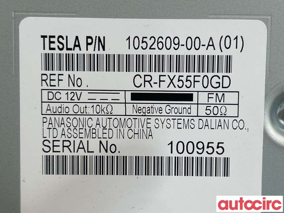 Bilstereo til Tesla Model X 2016-->> (TESLA|1052609-00-A)