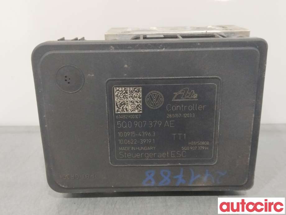 ABS sentral til VW e-Golf 2014-2017 (Fase 1)  (VOLKSWAGEN|5Q0614517AL|100915-43963|5Q0614517AK)