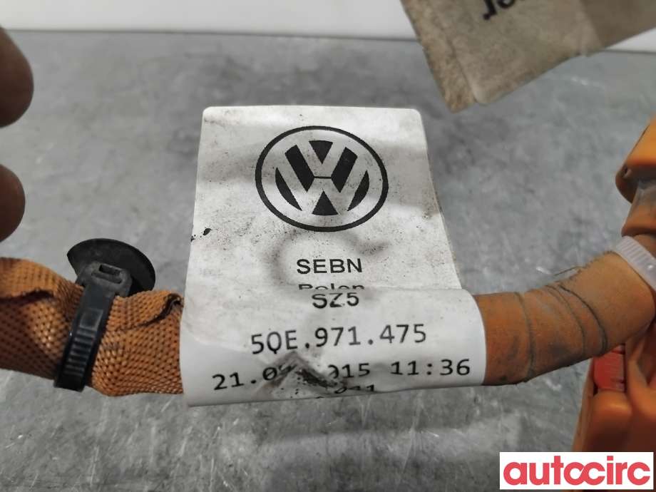 Kabel høy volt (HV) hybrid til VW e-Golf 2014-2017 (Fase 1)  (VOLKSWAGEN|5QE971475|)