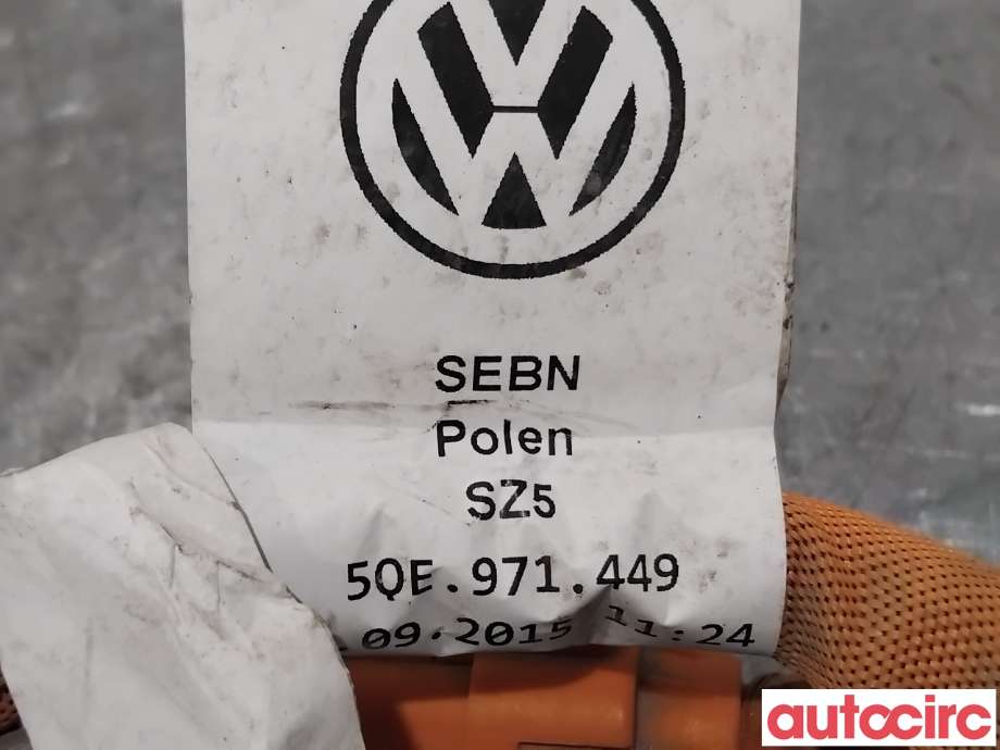 Kabel høy volt (HV) hybrid til VW e-Golf 2014-2017 (Fase 1)  (VOLKSWAGEN|5QE971449|)