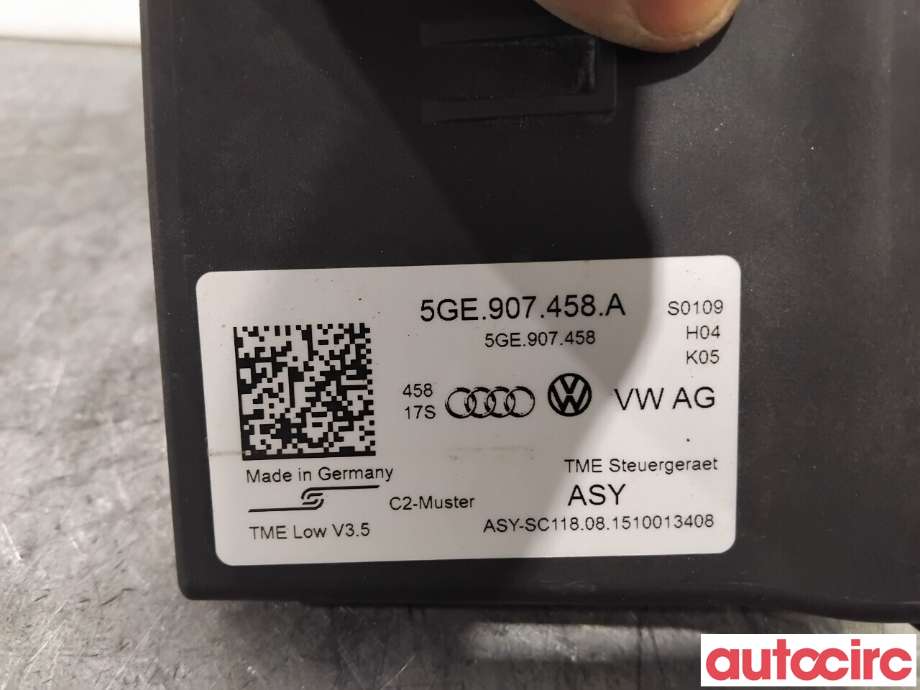 Styreenhet diverse til VW e-Golf 2014-2017 (Fase 1)  (VOLKSWAGEN|5GE907458C||5GE907458A)