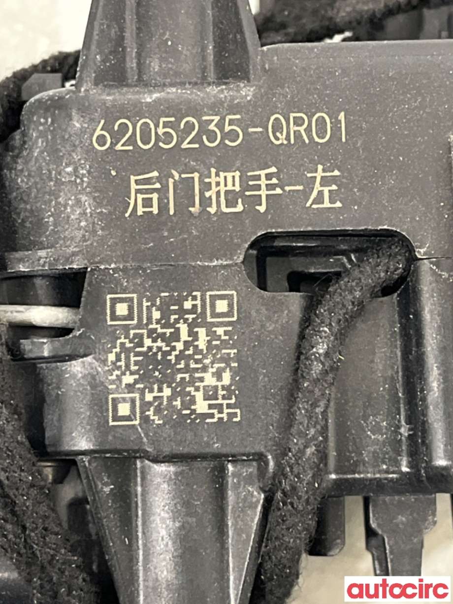 Dørhåndtak utv venstre bak til Hongqi E-HS9 2022-->>  (HONGQI|6205235-QR01|)