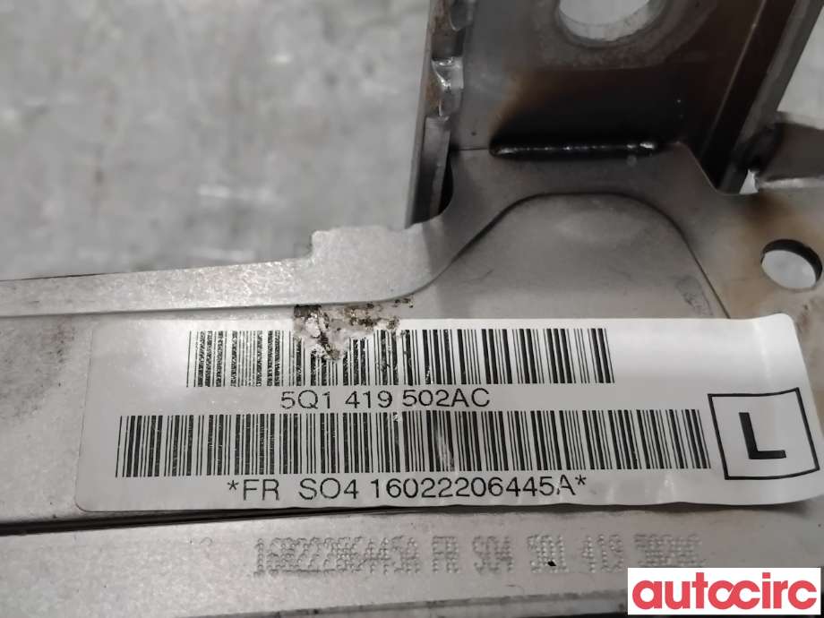 Rattaksel til VW e-Golf 2014-2017 (Fase 1)  (VOLKSWAGEN|5Q1419502BS|5Q1419502AC|5WB419502F)
