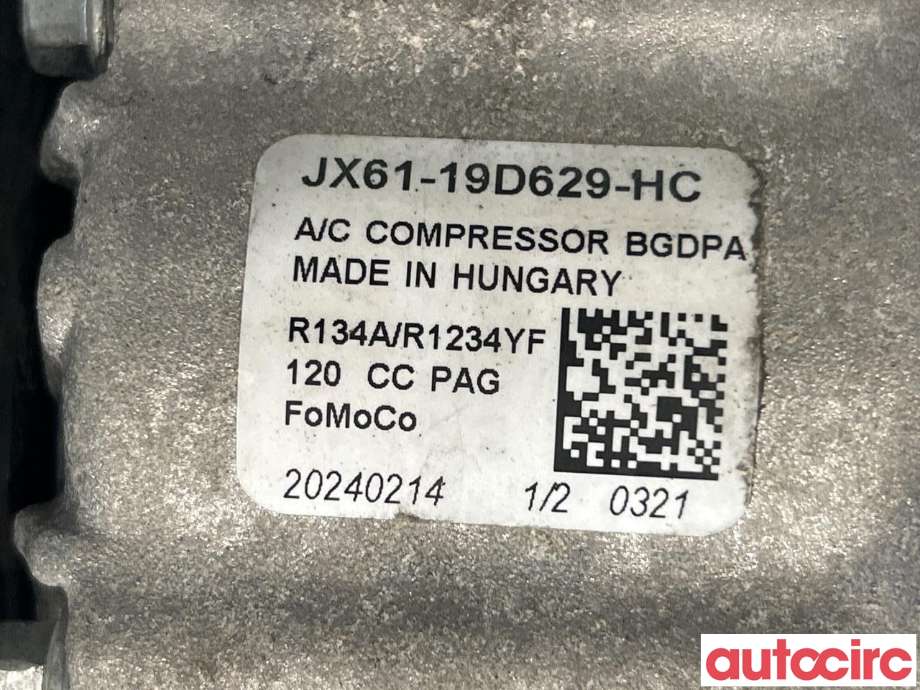 Aircondition kompressor til Ford Transit Connect 2018-->> Type II, Fase 2  (FORD|2634805||JX61-19D629-HC)