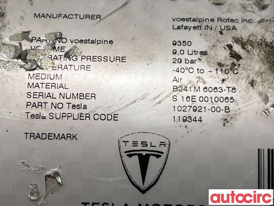 Diverse deler til Tesla Model X 2016-->>  (TESLA|1027921-00-B|119344)