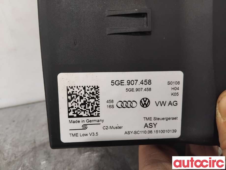 Styreenhet diverse til VW e-Golf 2014-2017 (Fase 1)  (VOLKSWAGEN|5GE907458C||5GE907458)