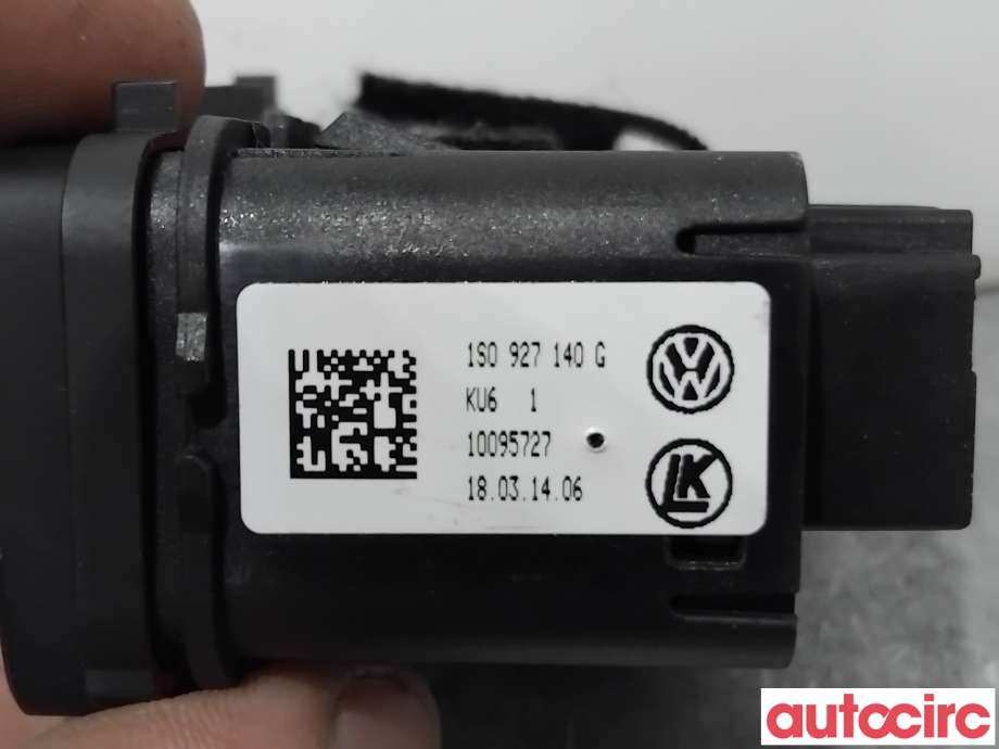 Bryter nødblink til VW E-Up 2013-2019  (VOLKSWAGEN|1S0927140G||1S0927140L)