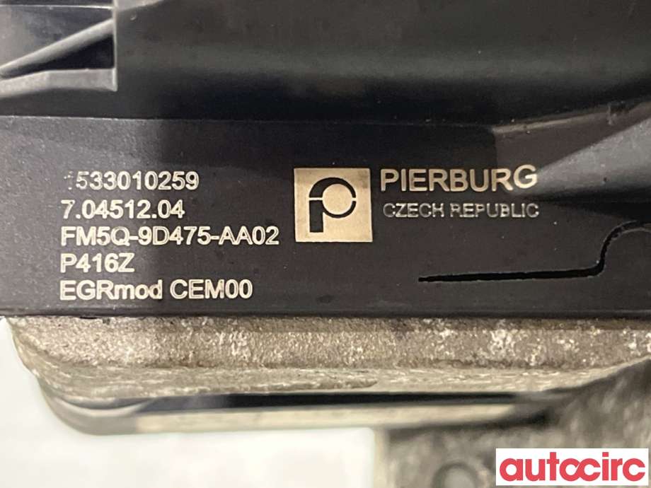 EGR-ventil til Ford Transit Connect 2013-2018 Type II, Fase 1  (FORD|2017409|70451204|FM5Q-9D475-AA02)