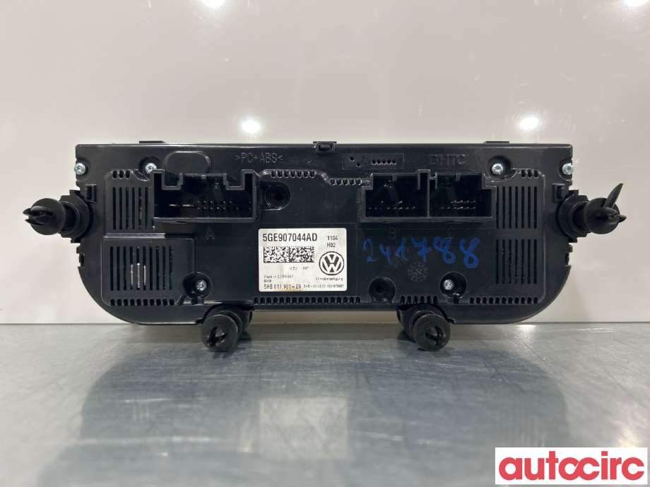 Varmeapparat betjening til VW e-Golf 2014-2017 (Fase 1)  (VOLKSWAGEN|5GE907044AD|)